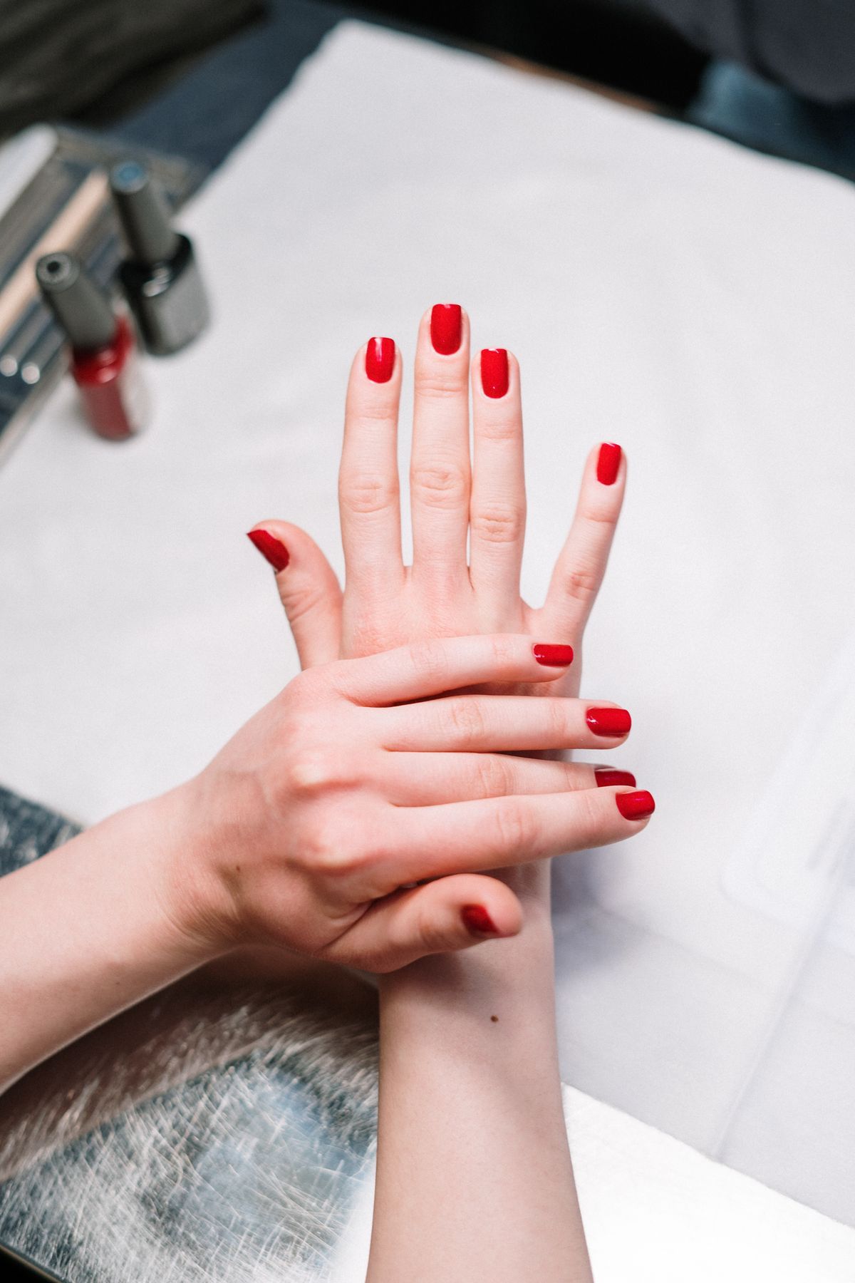 Nail service detail at 3311 Nail Bar, Oak Lawn Dallas